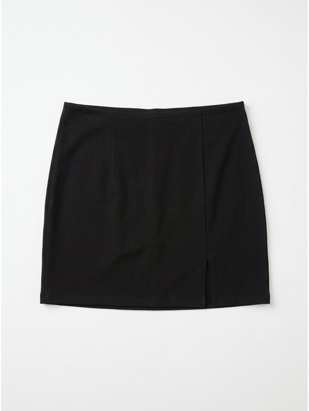 Express Tricot Black Mini Skirt Size Small Rayon Nylon Spandex